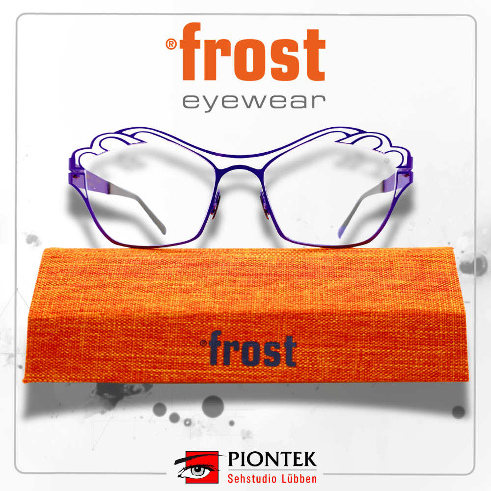 Pro Jahr entstehen drei neue Kollektionen, die am Firmensitz handgefertigt werden und unter der Marke „frost eyewear“ weltweit vertrieben werden. frost ist heute in über 40 Ländern präsent und 
bekannt für seine große Form- und Farbvielfalt.