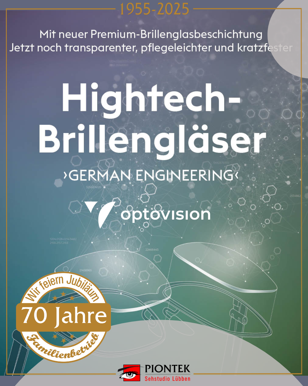 High Tech Brillengläser bei Augenoptik Piontek 