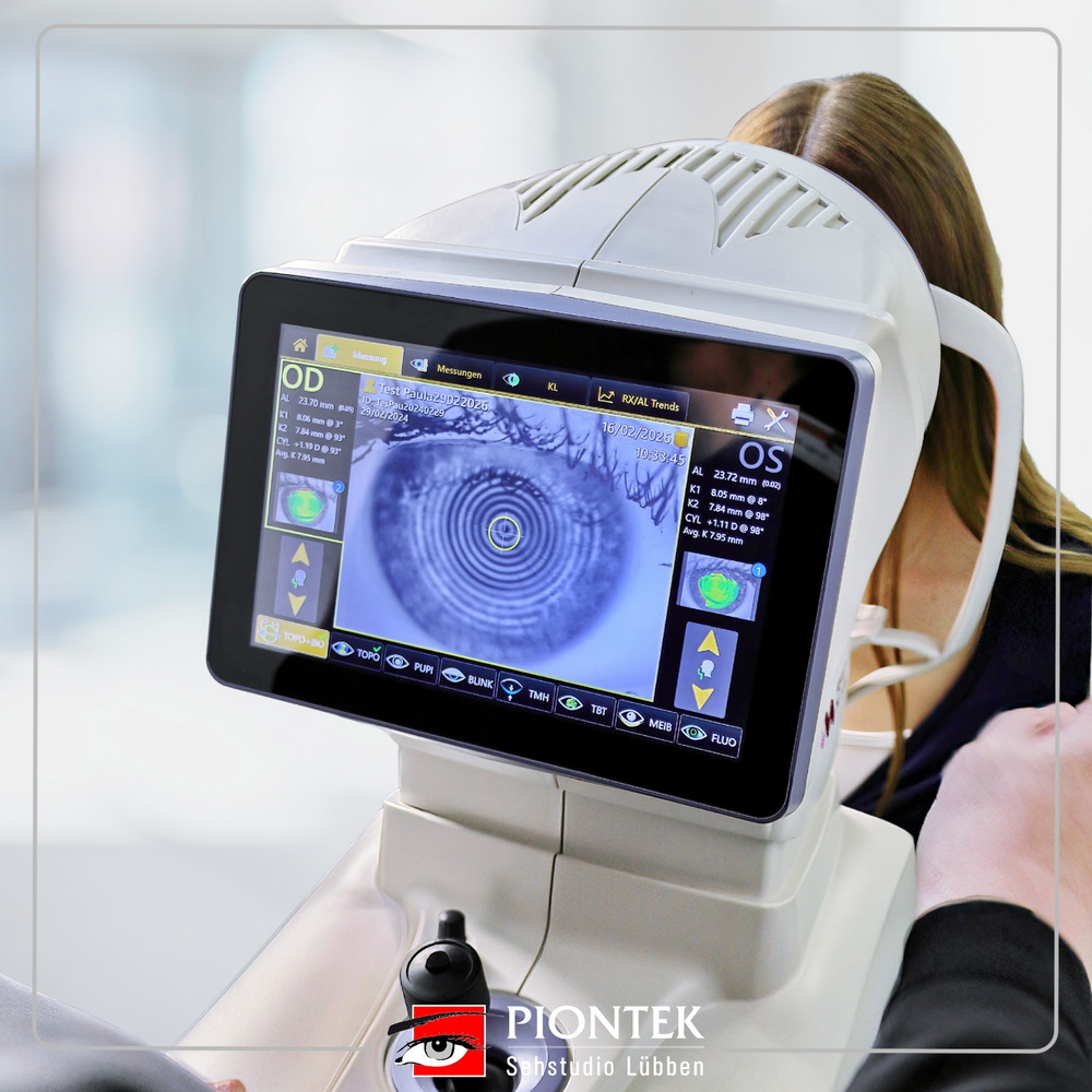 Vermessung des Auges (wenn nötig) - Augenoptik Piontek Piontek - Sehstudio Lübben