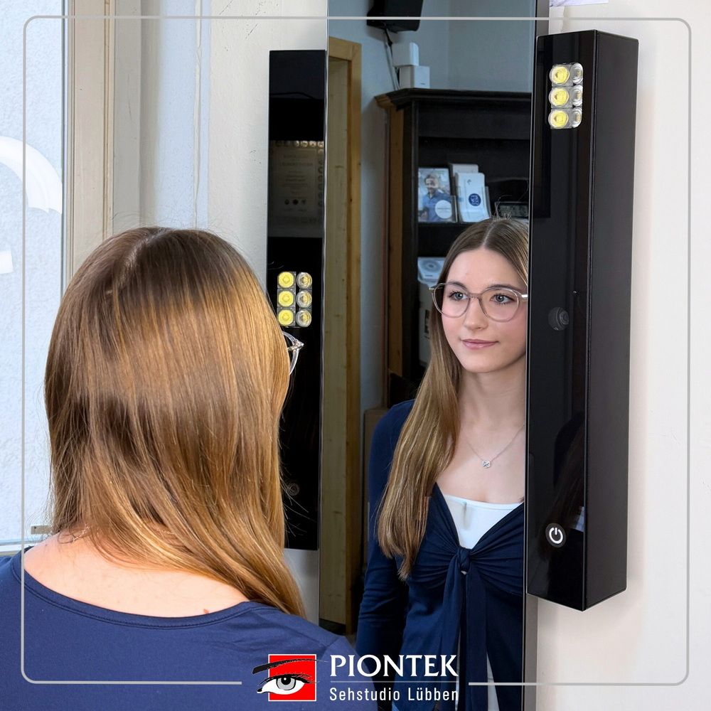 Vermessung der Brillen Zentrierparameter - Augenoptik Piontek - Sehstudio Lübben
