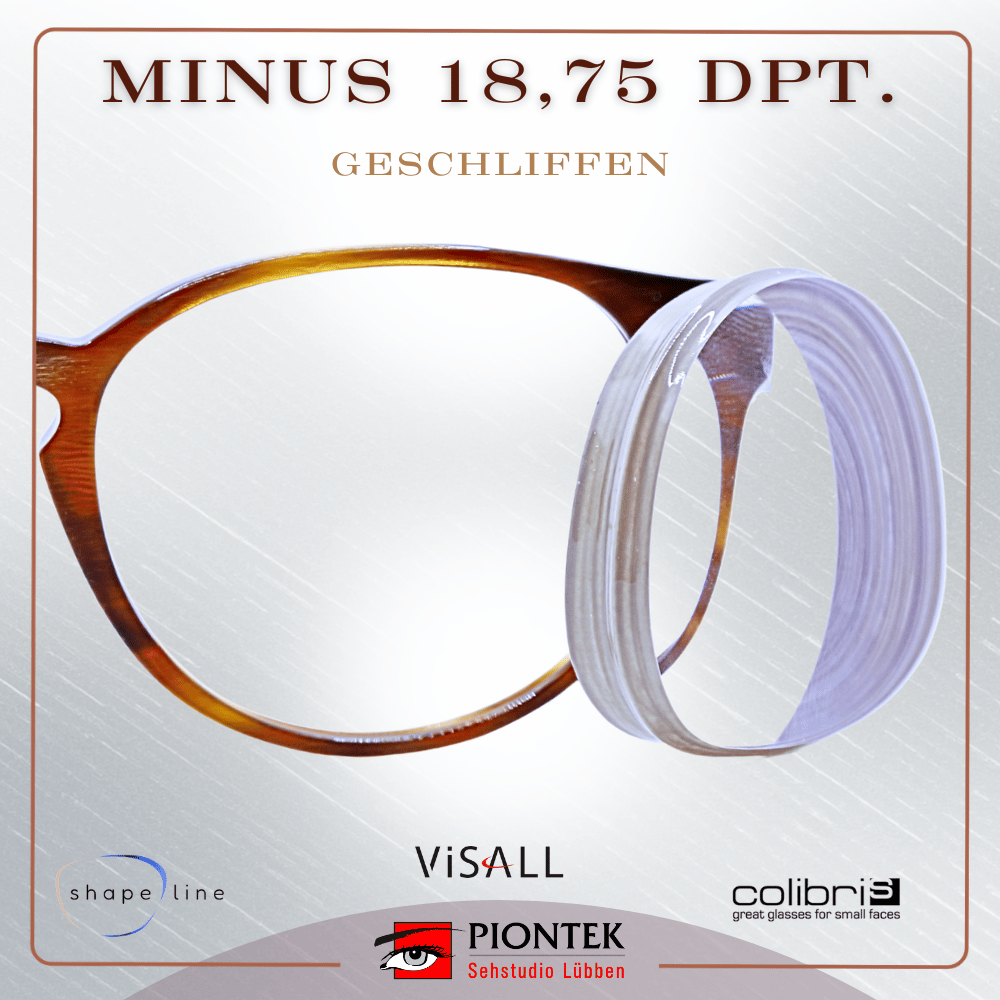 shapeline ist eine Farbbeschichtung, die auf die Brillenglasränder aufgetragen wird.